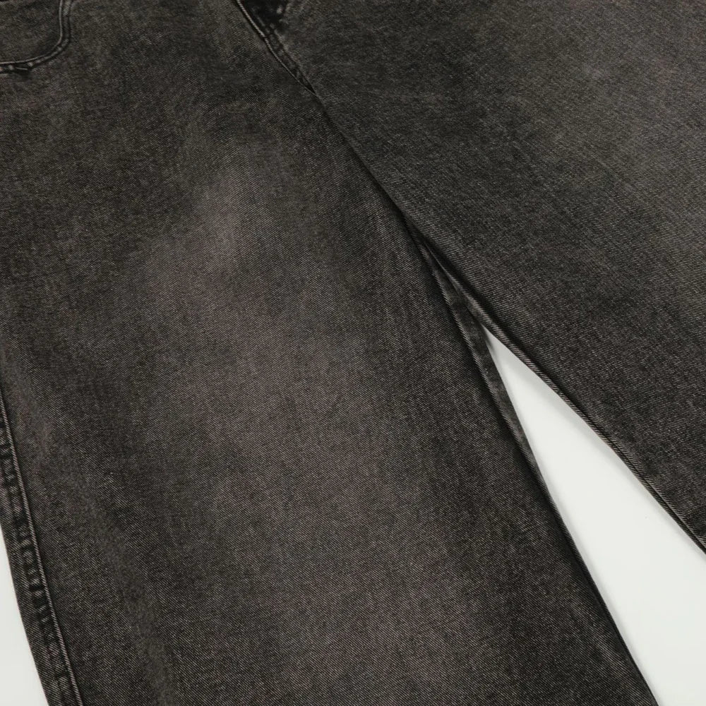 Double Waist Wide Leg Hip-Hop Jeans (Unisex)