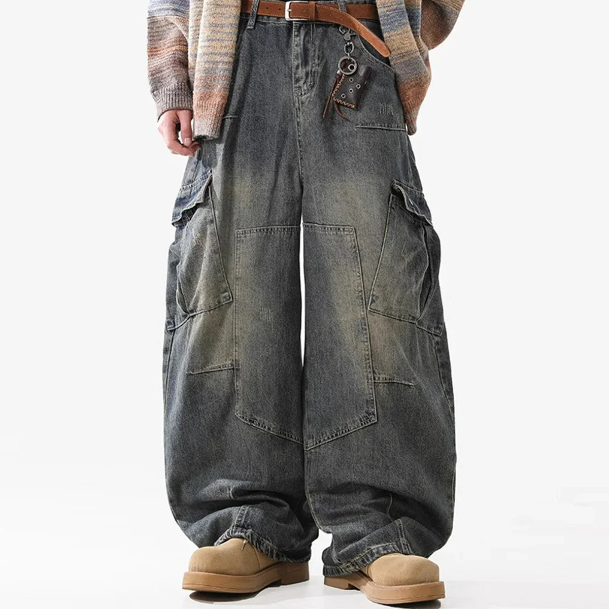 Vintage Washed Jeans – Heavyweight Loose Fit