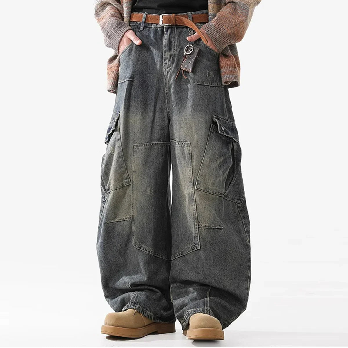 Vintage Washed Jeans – Heavyweight Loose Fit