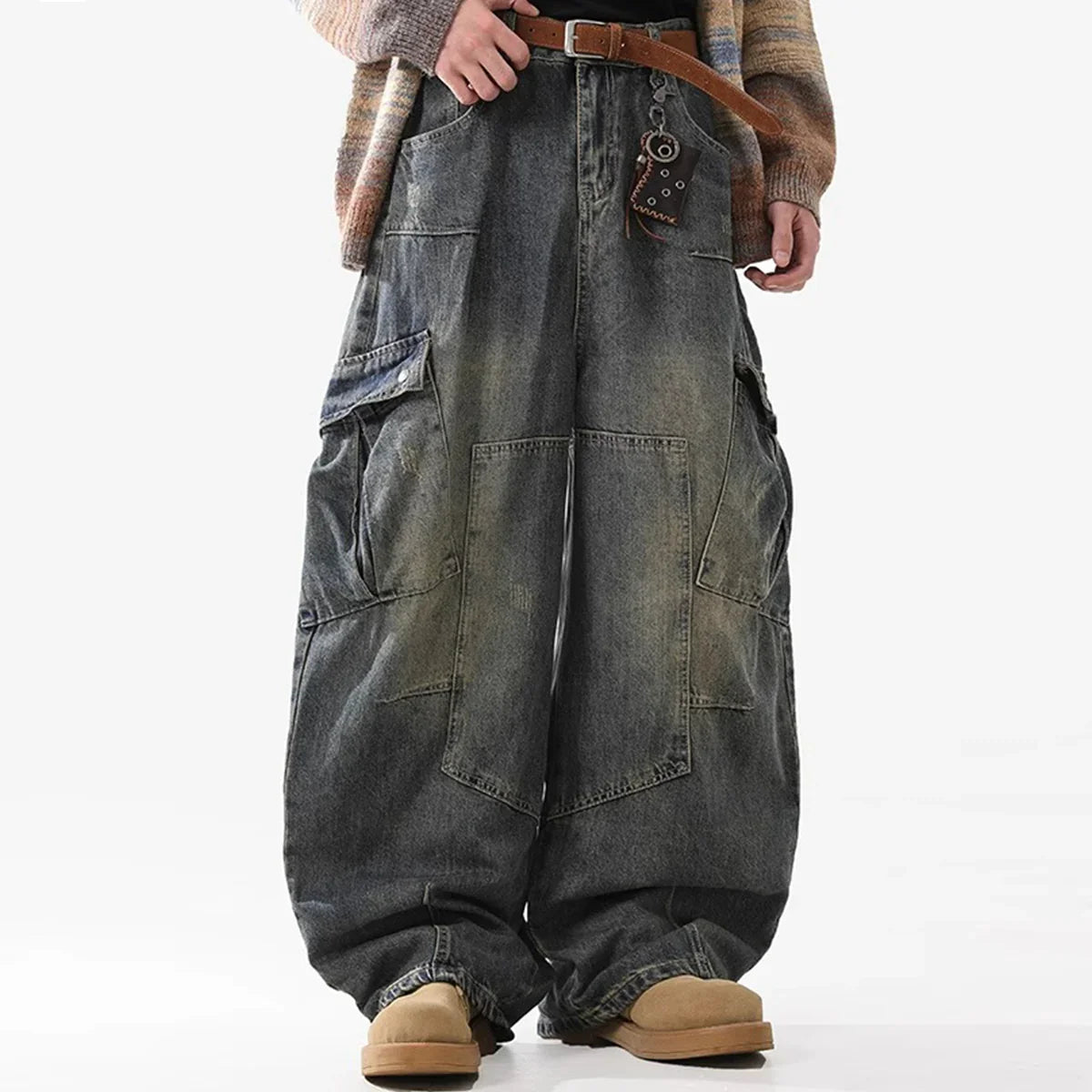 Vintage Washed Jeans – Heavyweight Loose Fit