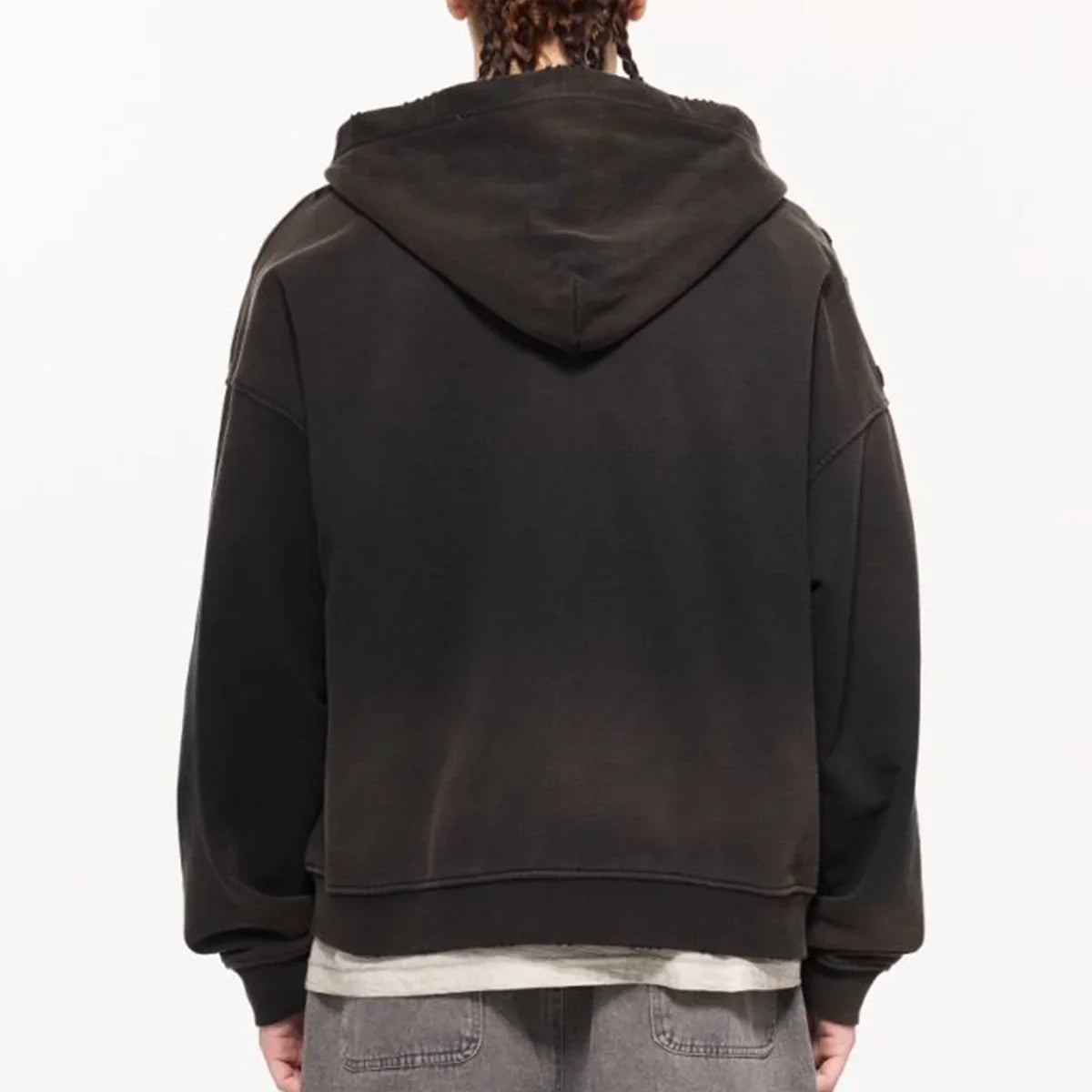 Distressed Dystopian Zip Hoodie (Unisex, 420GSM)