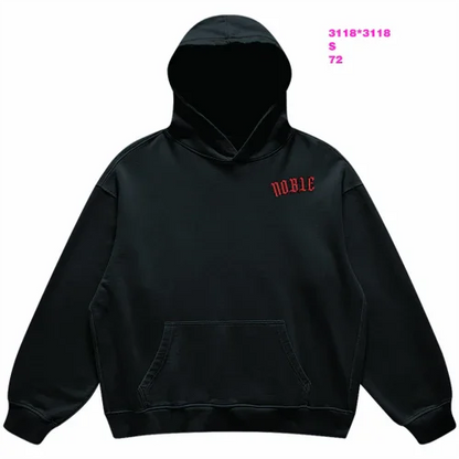 Zero Collection Oversized Retro Hoodie(440GSM)