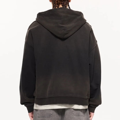 Distressed Dystopian Zip Hoodie (Unisex, 420GSM)